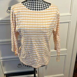 EUC Striped Shirt with Sleeve ties
